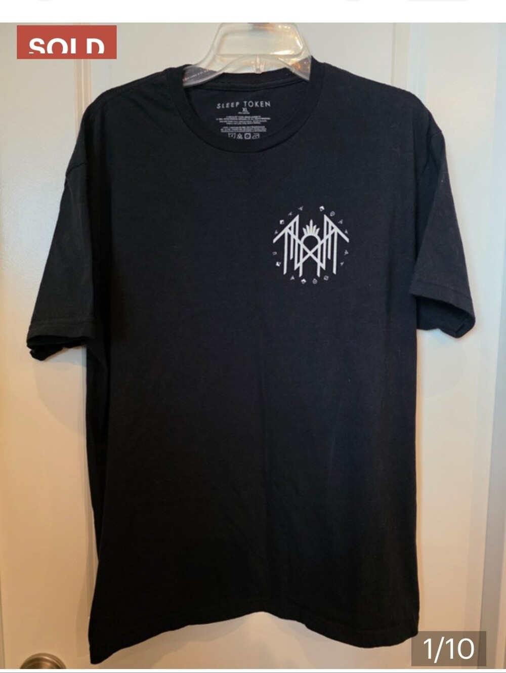 Black Graphic Logo T-Shirt - Men